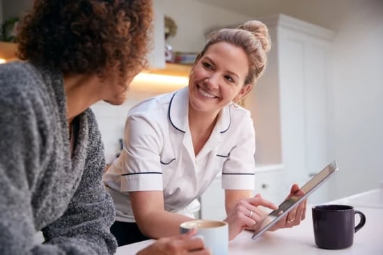Care home management software