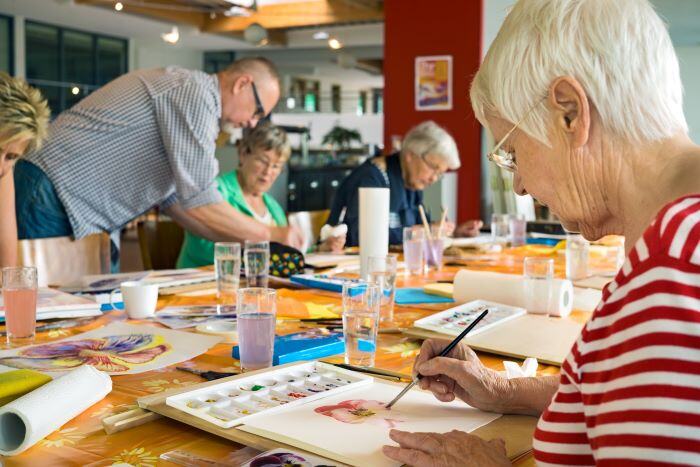 care-home-activity-painting
